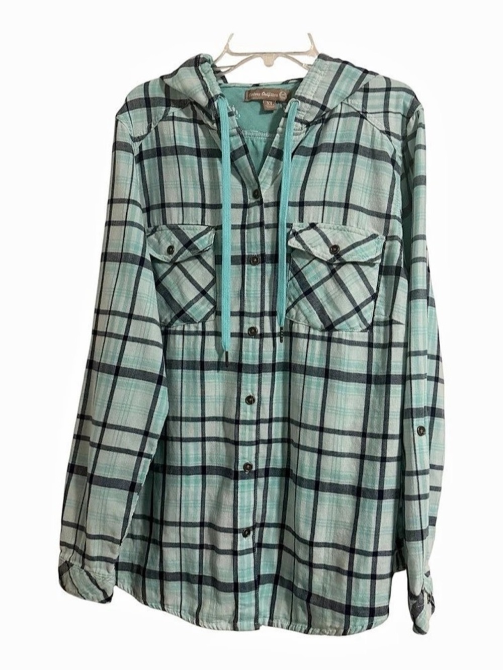 Victory Outfitters Plaid Cotton Shirt, Size XL